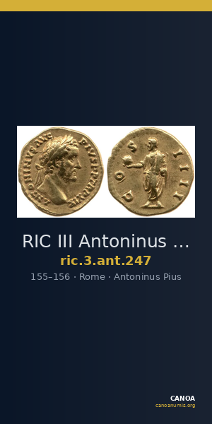 RIC III Antoninus Pius 247 — CANOA