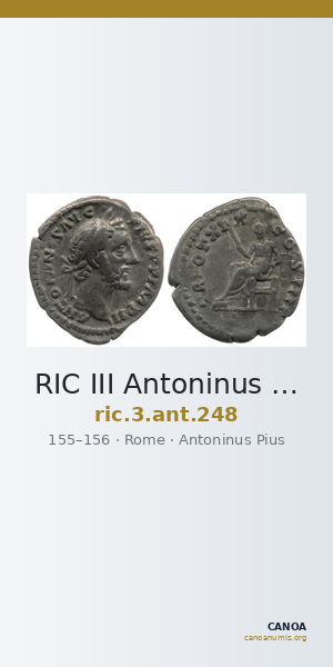 RIC III Antoninus Pius 248 — CANOA