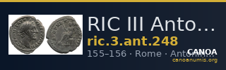 RIC III Antoninus Pius 248 — CANOA