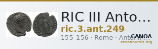 RIC III Antoninus Pius 249 — CANOA