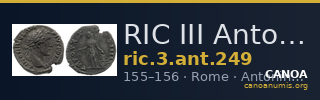 RIC III Antoninus Pius 249 — CANOA