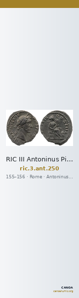 RIC III Antoninus Pius 250 — CANOA