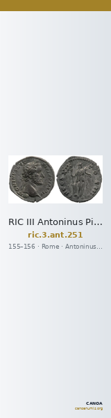 RIC III Antoninus Pius 251 — CANOA