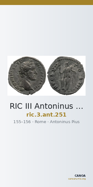 RIC III Antoninus Pius 251 — CANOA