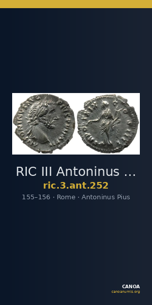 RIC III Antoninus Pius 252 — CANOA