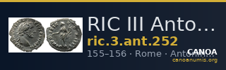 RIC III Antoninus Pius 252 — CANOA