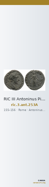 RIC III Antoninus Pius 253A — CANOA