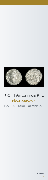 RIC III Antoninus Pius 254 — CANOA