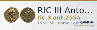 RIC III Antoninus Pius 255a — CANOA
