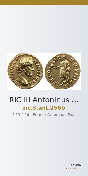 RIC III Antoninus Pius 256b — CANOA