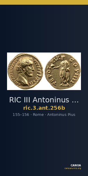 RIC III Antoninus Pius 256b — CANOA