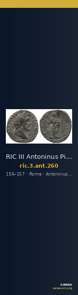 RIC III Antoninus Pius 260 — CANOA