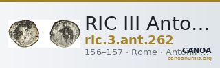 RIC III Antoninus Pius 262 — CANOA