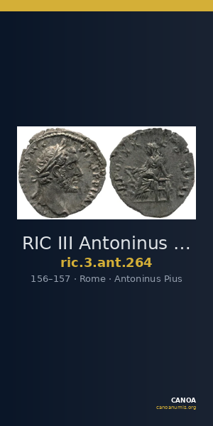 RIC III Antoninus Pius 264 — CANOA
