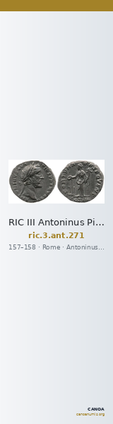 RIC III Antoninus Pius 271 — CANOA