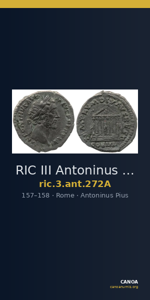RIC III Antoninus Pius 272A — CANOA