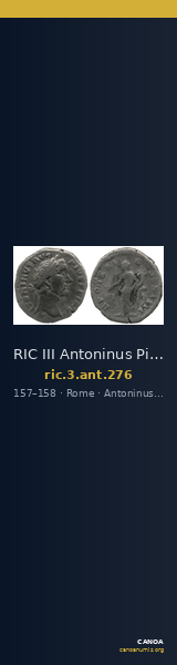 RIC III Antoninus Pius 276 — CANOA