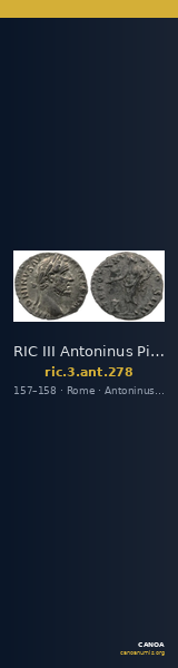 RIC III Antoninus Pius 278 — CANOA