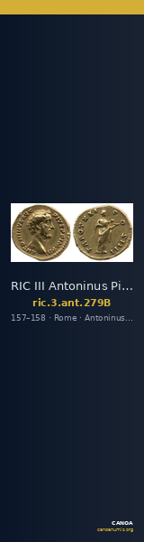 RIC III Antoninus Pius 279B — CANOA