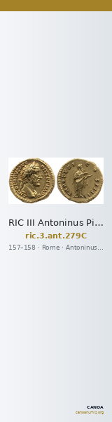 RIC III Antoninus Pius 279C — CANOA