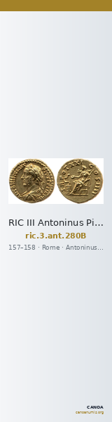 RIC III Antoninus Pius 280B — CANOA
