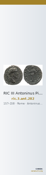 RIC III Antoninus Pius 282 — CANOA