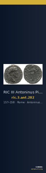 RIC III Antoninus Pius 282 — CANOA