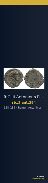 RIC III Antoninus Pius 284 — CANOA