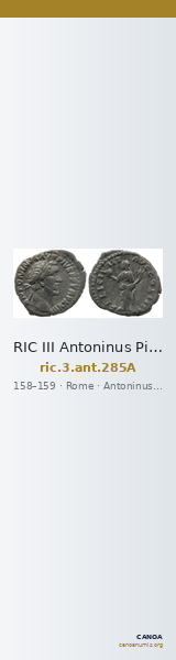 RIC III Antoninus Pius 285A — CANOA