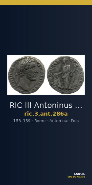 RIC III Antoninus Pius 286a — CANOA