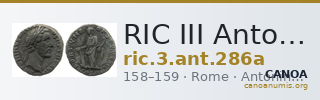 RIC III Antoninus Pius 286a — CANOA