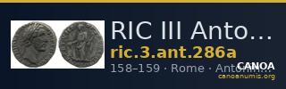 RIC III Antoninus Pius 286a — CANOA
