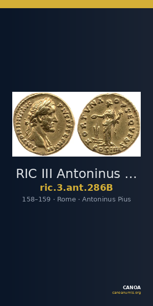 RIC III Antoninus Pius 286B — CANOA