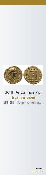 RIC III Antoninus Pius 289B — CANOA