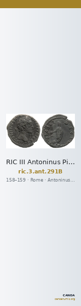RIC III Antoninus Pius 291B — CANOA