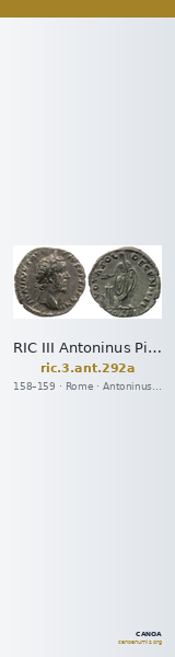 RIC III Antoninus Pius 292a — CANOA