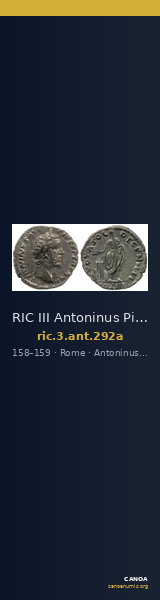 RIC III Antoninus Pius 292a — CANOA