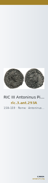 RIC III Antoninus Pius 293A — CANOA