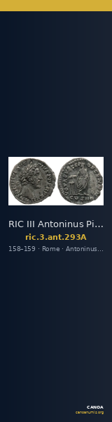 RIC III Antoninus Pius 293A — CANOA