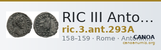 RIC III Antoninus Pius 293A — CANOA