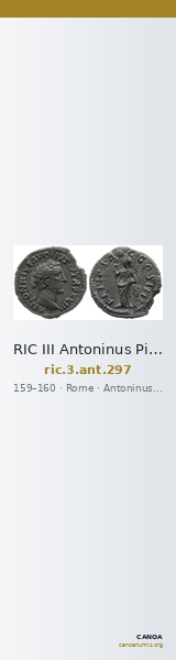 RIC III Antoninus Pius 297 — CANOA