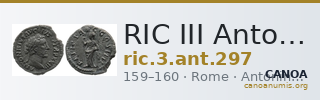 RIC III Antoninus Pius 297 — CANOA
