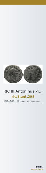RIC III Antoninus Pius 298 — CANOA