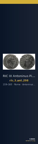 RIC III Antoninus Pius 298 — CANOA