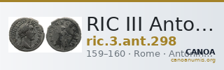 RIC III Antoninus Pius 298 — CANOA