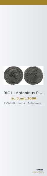 RIC III Antoninus Pius 300A — CANOA