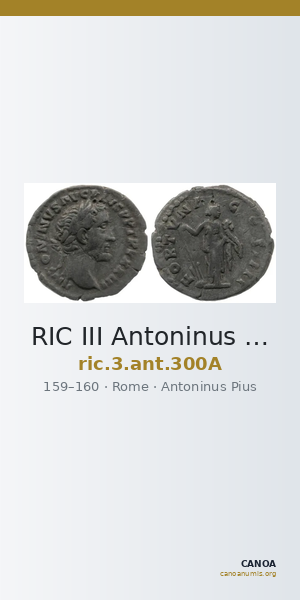 RIC III Antoninus Pius 300A — CANOA