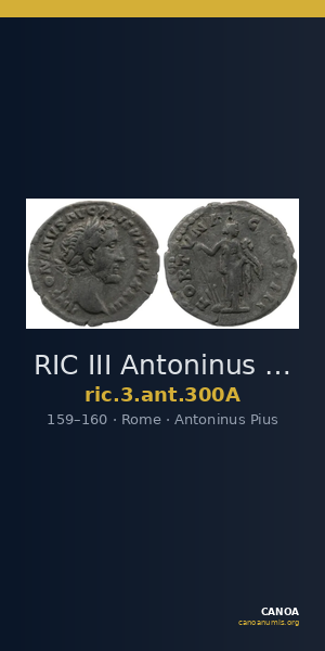 RIC III Antoninus Pius 300A — CANOA