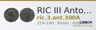RIC III Antoninus Pius 300A — CANOA