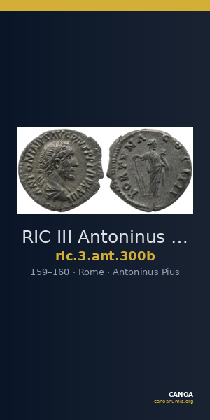 RIC III Antoninus Pius 300b — CANOA